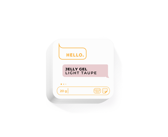 HELLO. Jelly Gel, LIGHT TAUPE, 20 g, гель-желе #1