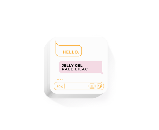 HELLO. Jelly Gel, PALE LILAC, 20 g, гель-желе #1