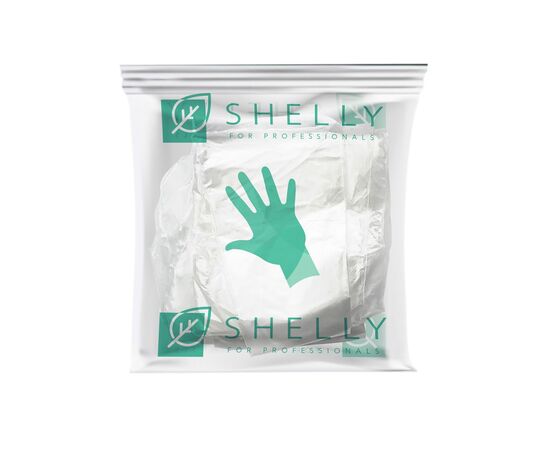 SHELLY. SET. Cream Gloves for manicure, 10 pcs. Набір кремових рукавичок, 10 шт. #4