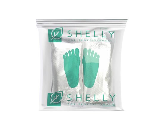 SHELLY. SET. Cream Socks for pedicure, 10 pcs. Набір кремових шкарпеток, 10 шт. #3