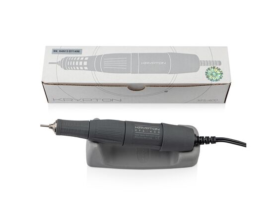 KRYPTON. Nail drill XPS-400 WHITE/GRAY 65 W. Фрезер для манікюру та педикюру #5