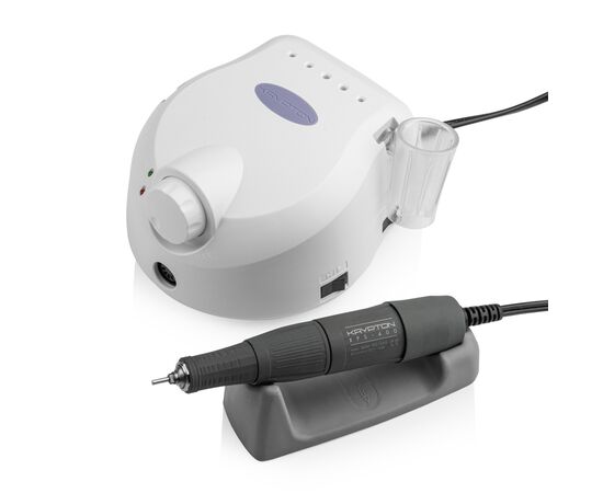 KRYPTON. Nail drill XPS-400 WHITE/PURPLE 65 W. Фрезер для манікюру та педикюру #1