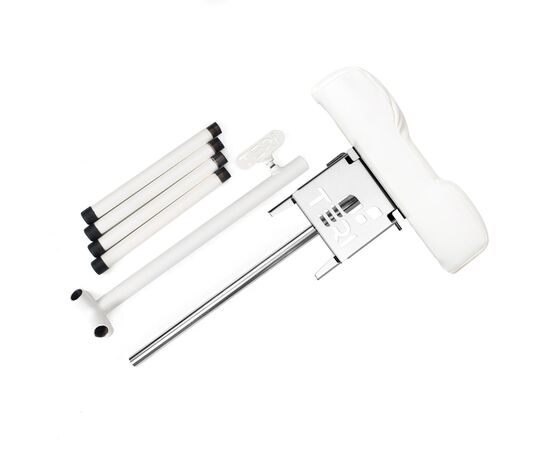 Teri. Pedicure stand for nail dust collector, white. Педикюрна підставка для настільних витяжок з білим верхом (під замовлення) #6