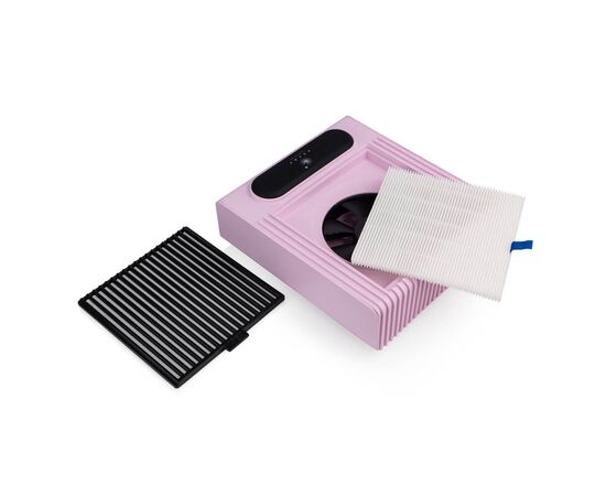 CYCLONE. Desktop portable Nail dust Collector "CYCLONE V1 PINK" with HEPA-filter, 100W. Витяжка з НЕРА-фільтром рожева #4