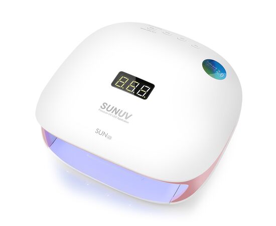 UV-LED Лампа SUN 4S (white&pink) для манікюру та педикюру (оригінал із сертифікацією) #1