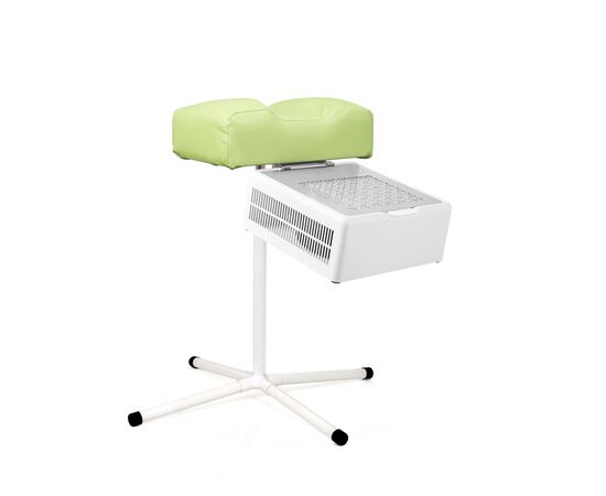 Teri. Pedicure stand for nail dust collector, pistachio. Педикюрна підставка для настільних витяжок з фісташковим верхом (під замовлення) #3