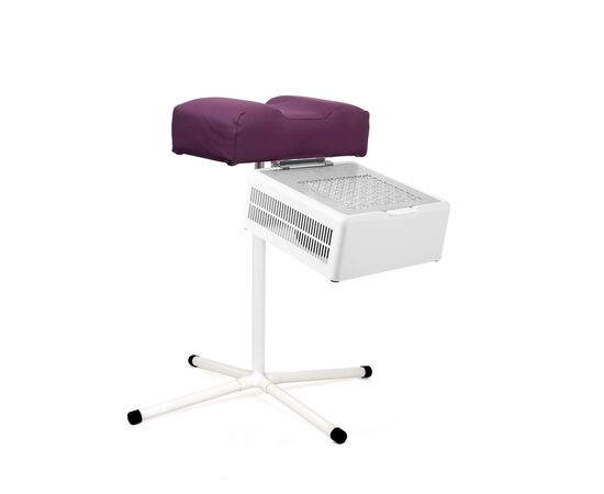 Teri. Pedicure stand for nail dust collector, purple. Педикюрна підставка для настільних витяжок з пурпурним верхом (під замовлення) #3