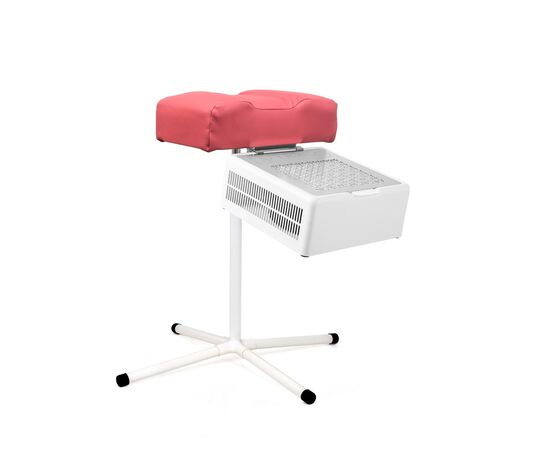 Teri. Pedicure stand for nail dust collector, pink. Педикюрна підставка для настільних витяжок з рожевим верхом (під замовлення) #3