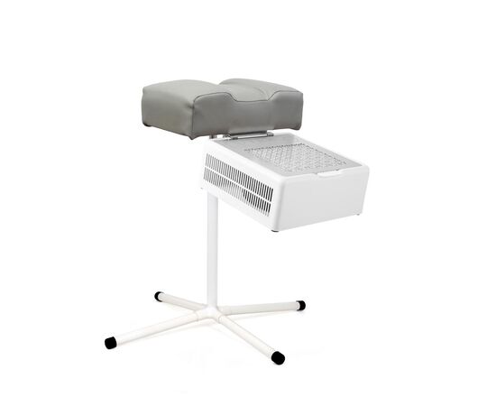 Teri. Pedicure stand for nail dust collector, gray. Педикюрна підставка для настільних витяжок з сірим верхом (під замовлення) #3