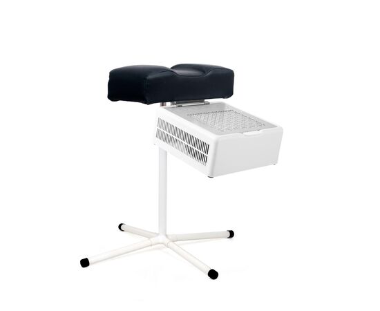 Teri. Pedicure stand for nail dust collector, black. Педикюрна підставка для настільних витяжок з чорним верхом (під замовлення) #3