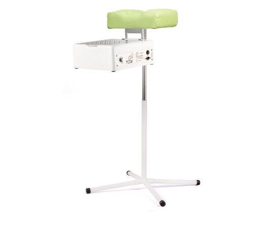 Teri. Pedicure stand for nail dust collector, pistachio. Педикюрна підставка для настільних витяжок з фісташковим верхом (під замовлення) #2