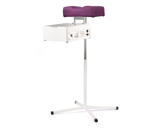 Teri. Pedicure stand for nail dust collector, purple. Педикюрна підставка для настільних витяжок з пурпурним верхом (під замовлення) #2