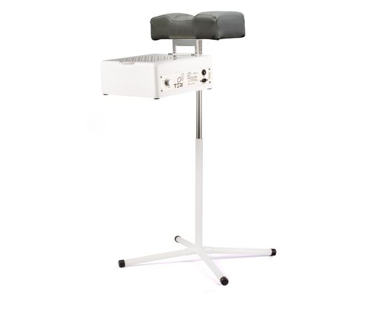 Teri. Pedicure stand for nail dust collector, graphite. Педикюрна підставка для настільних витяжок з графітовим верхом (під замовлення) #2