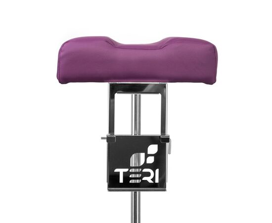 Teri. Pedicure stand for nail dust collector, purple. Педикюрна підставка для настільних витяжок з пурпурним верхом (під замовлення) #5