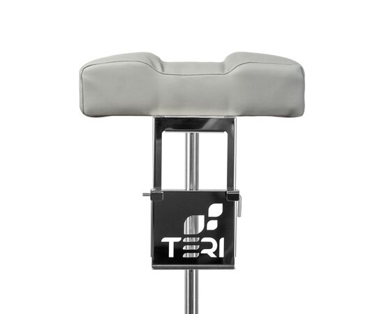 Teri. Pedicure stand for nail dust collector, gray. Педикюрна підставка для настільних витяжок з сірим верхом (під замовлення) #5