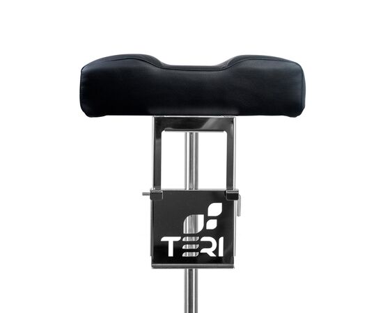 Teri. Pedicure stand for nail dust collector, black. Педикюрна підставка для настільних витяжок з чорним верхом (під замовлення) #5