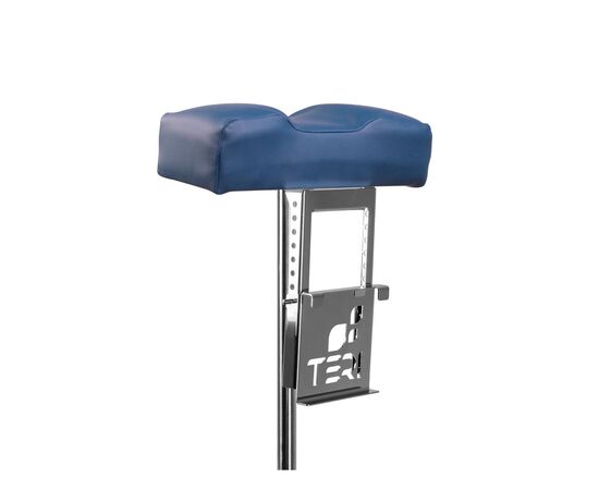 Teri. Pedicure stand for nail dust collector, blue. Педикюрна підставка для настільних витяжок з синім верхом (під замовлення) #4