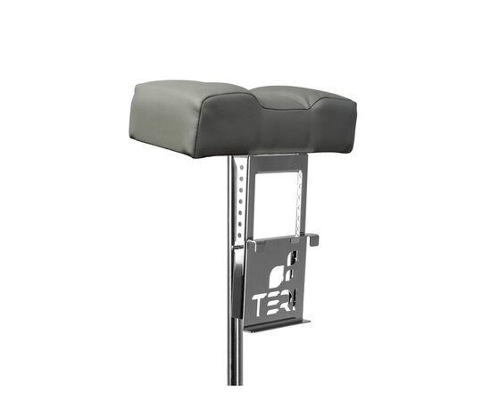 Teri. Pedicure stand for nail dust collector, graphite. Педикюрна підставка для настільних витяжок з графітовим верхом (під замовлення) #4