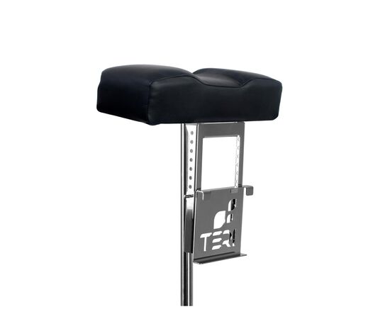 Teri. Pedicure stand for nail dust collector, black. Педикюрна підставка для настільних витяжок з чорним верхом (під замовлення) #4