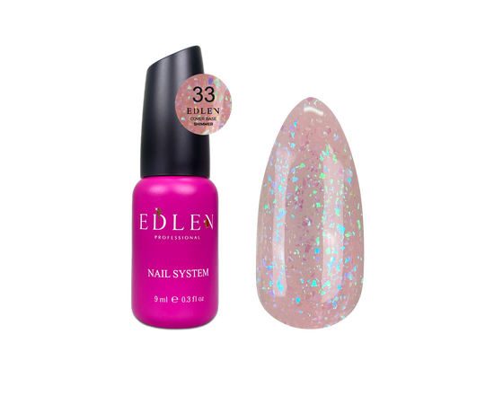 EDLEN Cover base SHIMMER №33, 9 ml #1