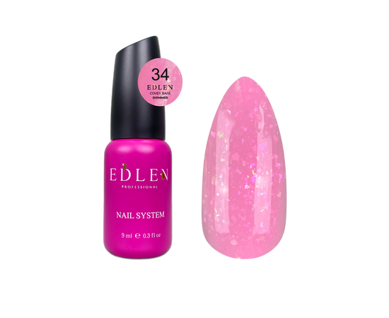 EDLEN Cover base SHIMMER №34, 9 ml #1