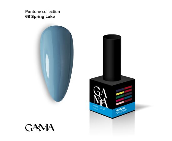 GA&MA. Gel polish #68 SPRING LAKE, 10 ml, гель-лак #1