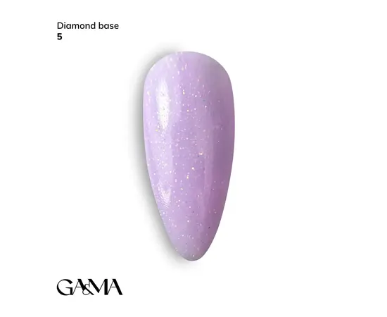 GA&MA. Diamond base #5 Violet, 15 ml, фіолетова #1