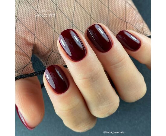 GA&MA. Gel polish #177 WINE, 10 ml, гель-лак, Вино #9