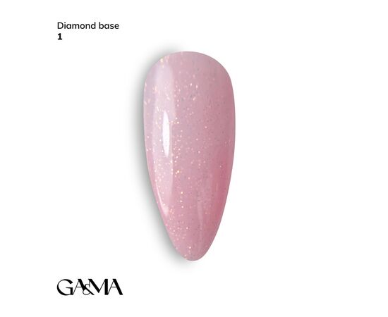 GA&MA. Diamond base #1 Peach, 15 ml, Персикова #1