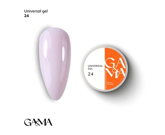 GA&MA. Universal gel 24, гель без опилу, рідкий, 30 ml #1