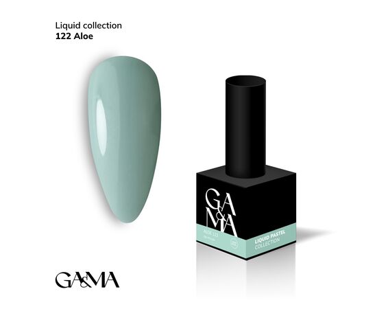 GA&MA. Gel polish #122 ALOE, 10 ml, гель-лак, Алое #1