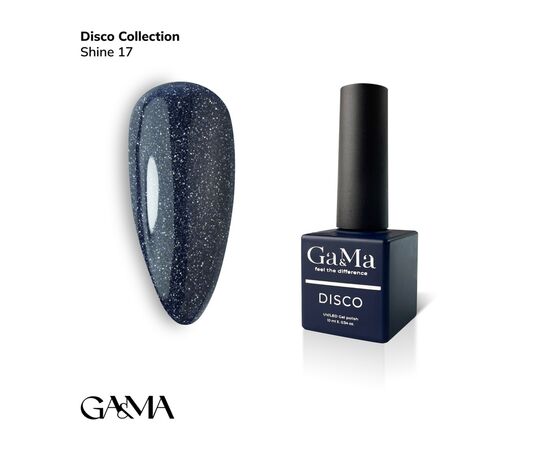 GA&MA. Reflective Gel polish SHINE #17, 10 ml, гель-лак світловідбиваючий #1