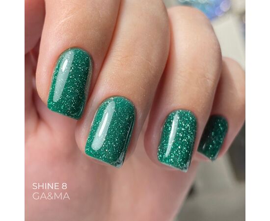 GA&MA. Reflective Gel polish SHINE #8, 10 ml, гель-лак світловідбиваючий #2