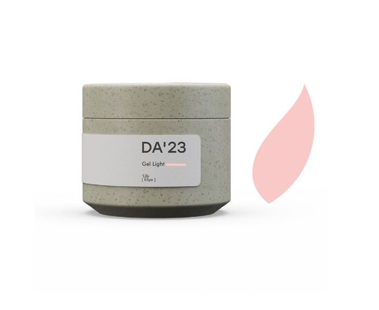 DA'23. Gel Light, Lily, 30 ml, гель середньо-рідкої консистенції #1