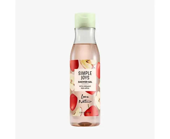 Simple joys. Shower gel with organic apple, 250 ml, Гель для душу з органічним червоним яблуком #1