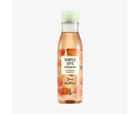 Love Nature. Гель для душу з органічним грейпфрутом Simple joys, 250 ml #1