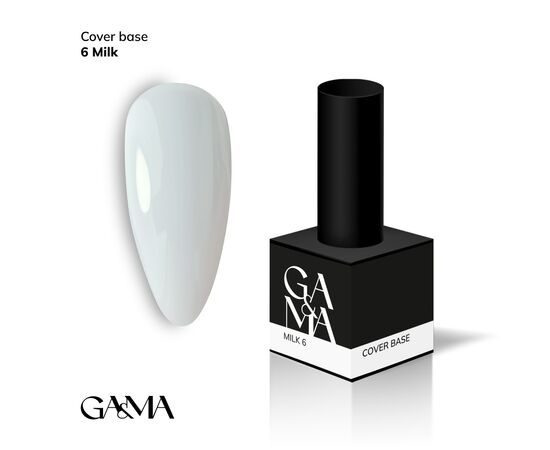 GA&MA. Cover base #6, MILK, 15 ml #1