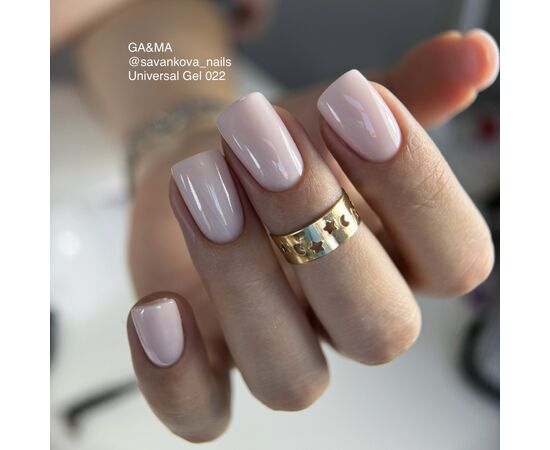 GA&MA. Universal gel 22, гель без опилу, рідкий, 30 ml #5