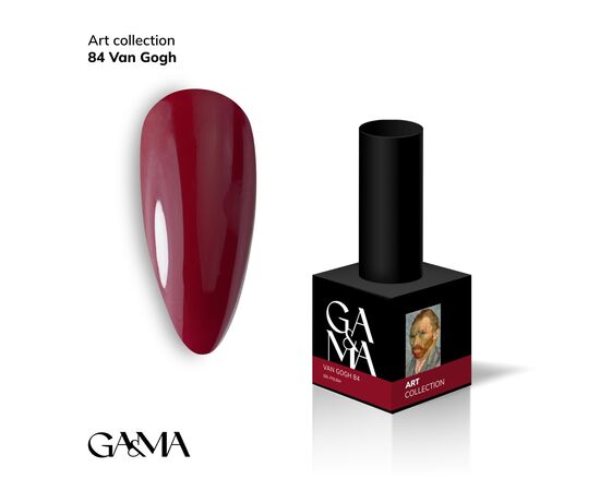 GA&MA. Gel polish #84 Van Gogh, 10 ml, гель-лак #1