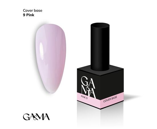 GA&MA. Cover base #9, PINK, 15 ml #1