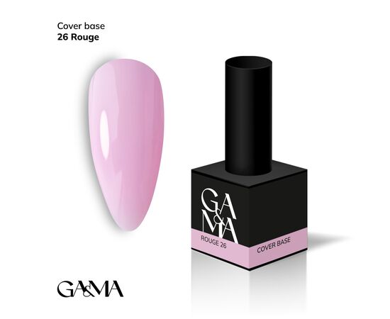 GA&MA. Cover base #26, ROUGE, 15 ml #2