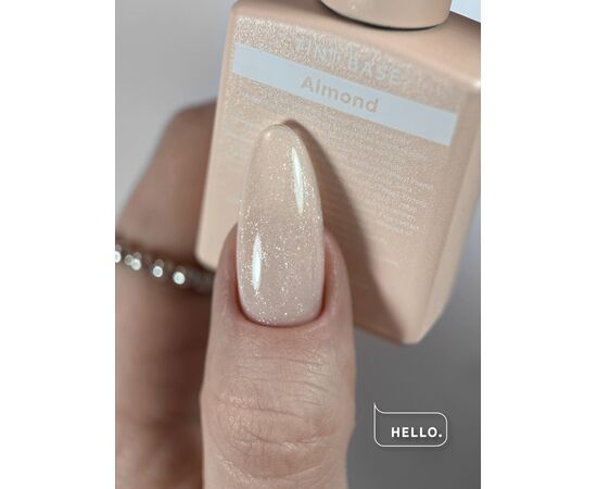 УЦІНКА /HELLO Tint base, ALMOND, 15 ml, відтіночна база з шимером #2