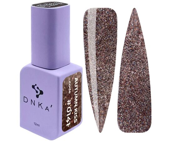 DNKa’. Gel Polish, Autumn Kiss #0141, reflective, 12 ml, світловідбиваючий гель-лак #1