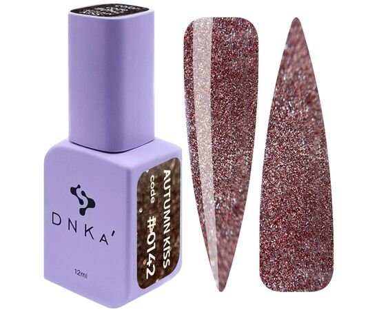 DNKa’. Gel Polish, Autumn Kiss #0142, reflective, 12 ml, світловідбиваючий гель-лак #1