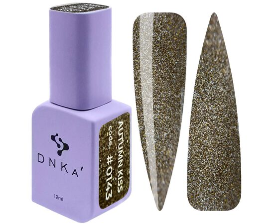 DNKa’. Gel Polish, Autumn Kiss #0143, reflective, 12 ml, світловідбиваючий гель-лак #1