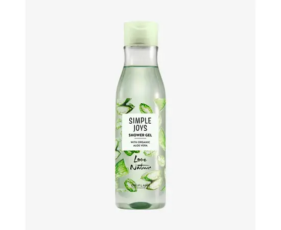 Simple joys. Shower gel with organic apple, 250 ml, Гель для душу з органічним алое вера #1