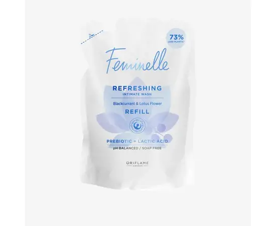 FEMINELLE. Refreshing Intimate Wash, lotus flower (refill), 300 ml, Освіжаючий гель для інтимної гігієни (рефіл) #1