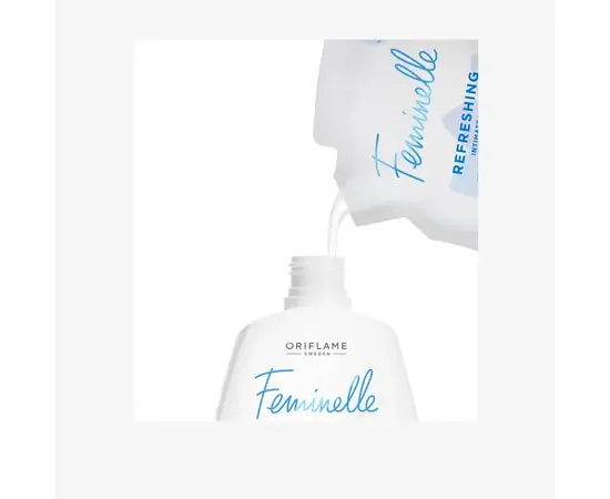 FEMINELLE. Refreshing Intimate Wash, lotus flower (refill), 300 ml, Освіжаючий гель для інтимної гігієни (рефіл) #2