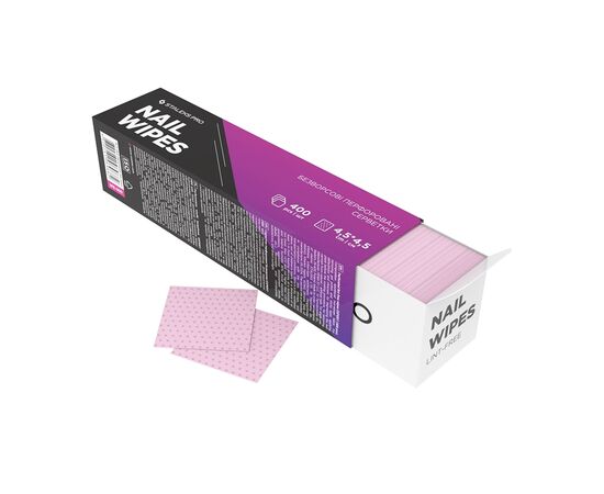 STALEKS. Lint-free perforated napkins PRO EXPERT, 400 pcs. Безворсові серветки для манікюру перфоровані, 400 шт #1