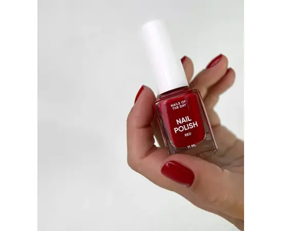 NOTD. Nail Polish. Red, 11 ml. Лак для нігтів, червоний #3